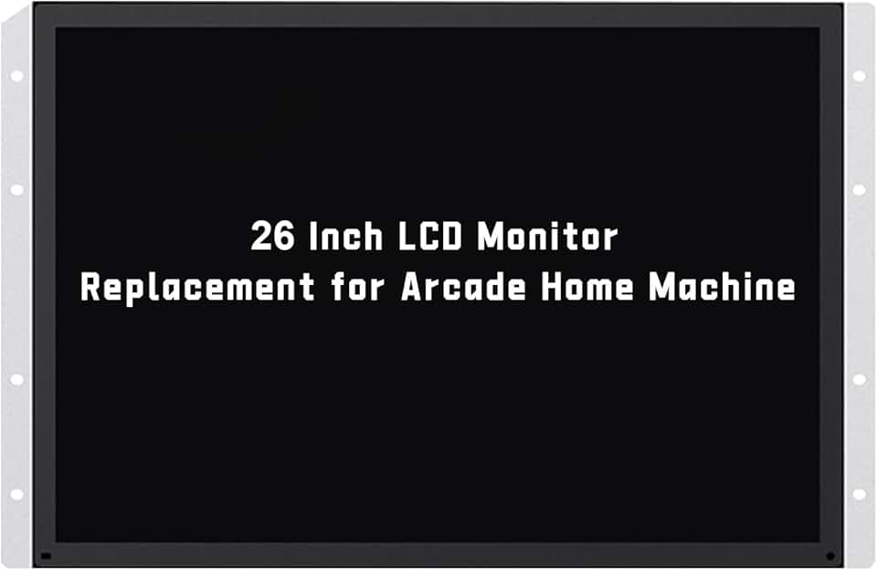 UNICO 26 inch Arcade Monitor, 4:3 Ratio LCD Gaming Monitor for HDMI/VGA/CGA/EGA Arcade Machine, Easy Install Monitor Arcade Accessories - 26inch