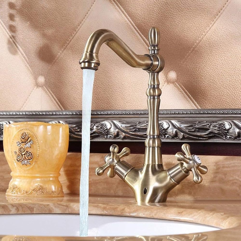 Faucet - Basin Kitchen Faucet Water Separator Hot and Cold Water Faucet Copper Faucet Basin Faucet