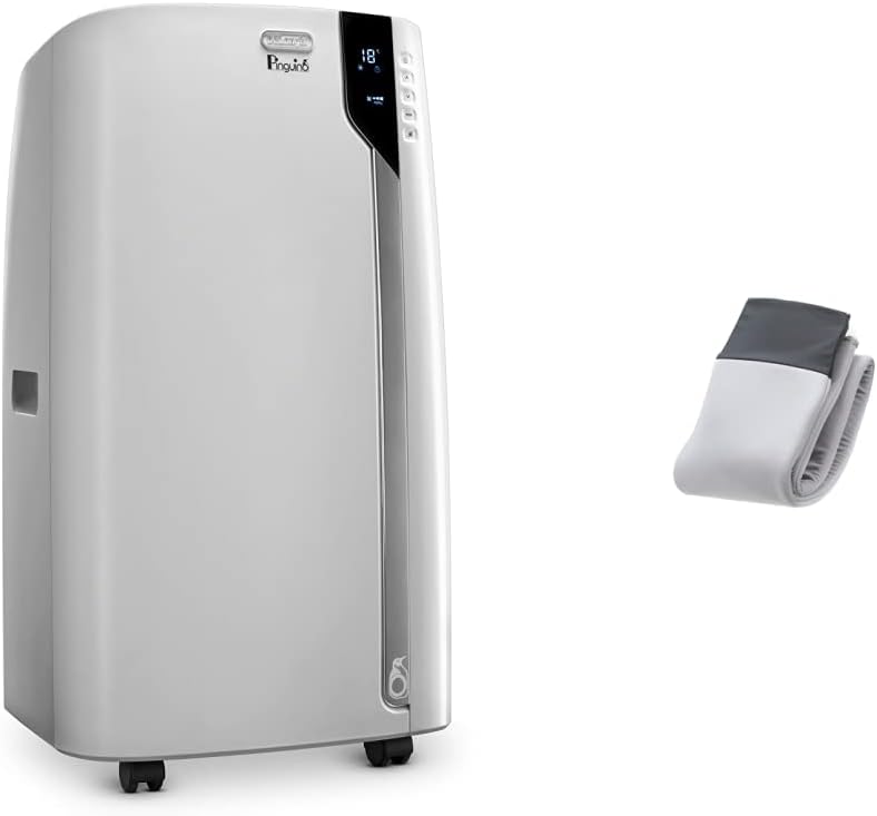 De'Longhi 14000 BTU Portable Air Conditioner, Dehumidifier & Fan Bundle with Insulated Hose Cover
