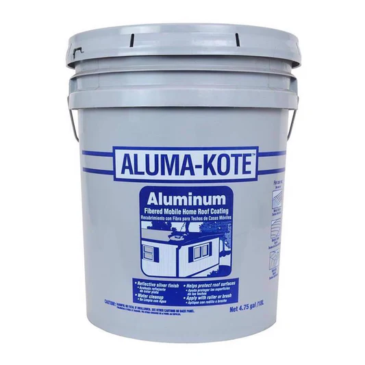 GARDNER-GIBSONGardner Aluma-Kote Gloss Silver Fibered Aluminum Roof Coating 5 gal