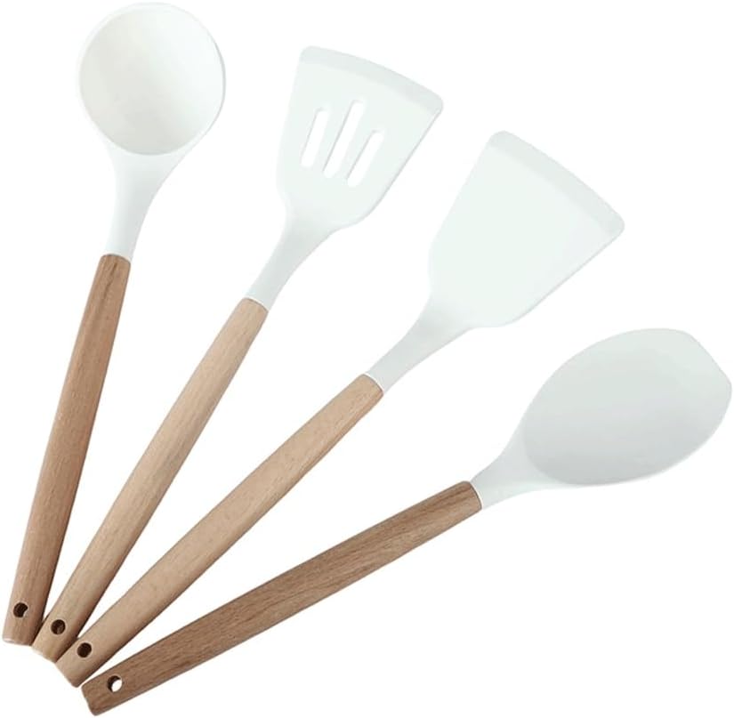 Kitchen Utensils Set Non-stick Kitchenware Cooking Tools Spoon Soup Ladle Spatula Shovel Accessories