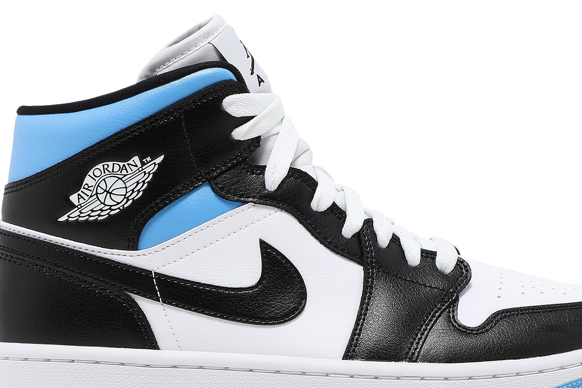 Wmns Air Jordan 1 Mid 'University Blue' BQ6472-102