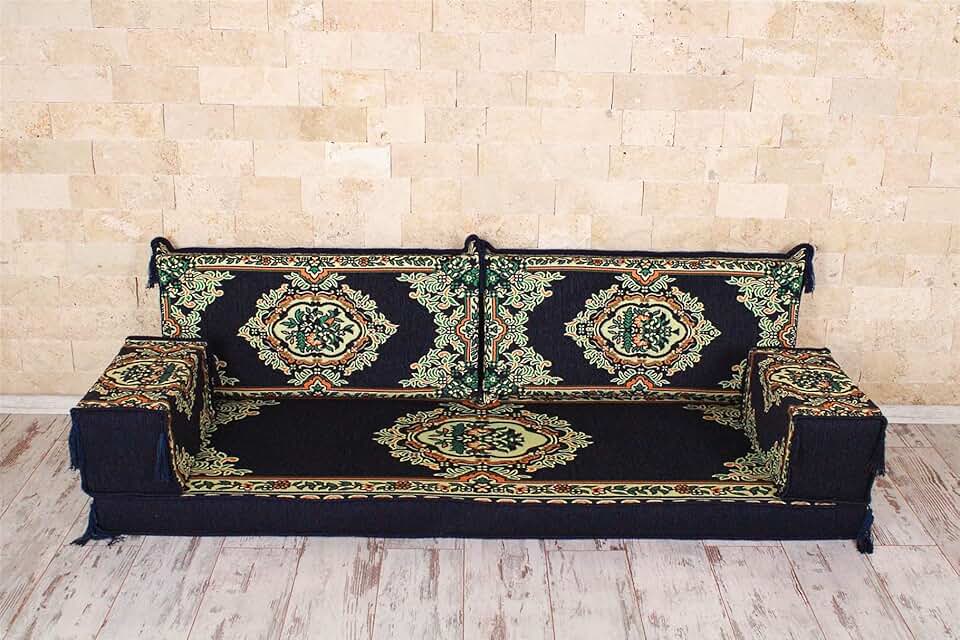Arabic Majlis Sofa, Arabic Floor Seating, Floor Seating Sofa, Arabic Couches (With Standard FOAM)