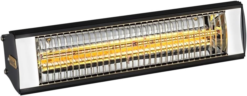 Infrared Heater, 1.5KW, 120V, Black