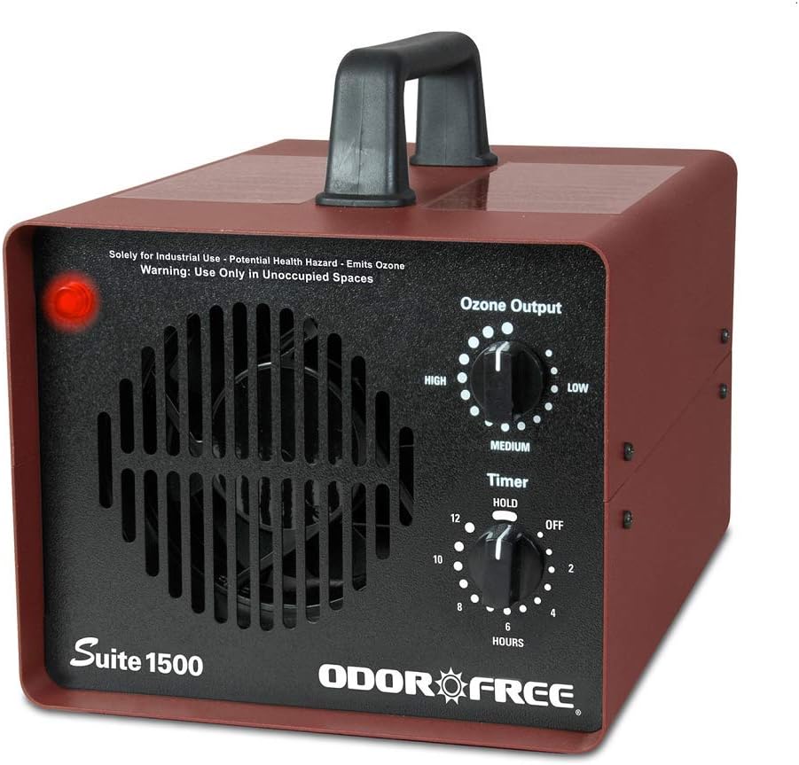 Suite 1500 Ozone Machine Odor Removal for Eliminating Smells from Small Apartments, Hotels, Vehicles and Boats - Ozone Generator