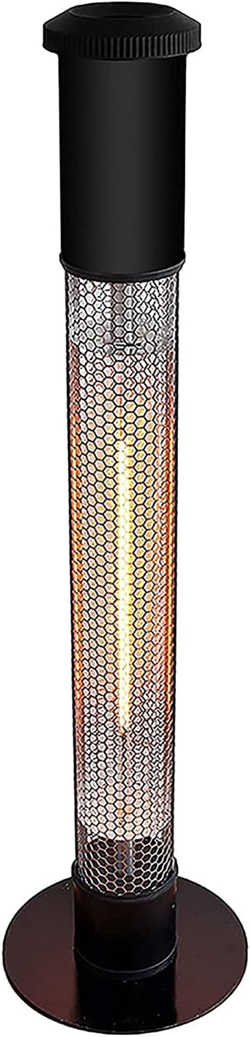 Hanging/Standing Electric Outdoor Heater, Ultra-Quiet, Infrared Patio Heater, Standing Carbon Fiber Heater for Garden, Garage, Bedroom,Standing