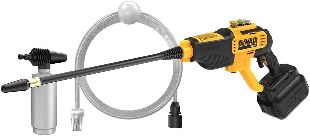DEWALT Cordless Pressure Washer, Power Cleaner, 550-PSI, 1.0 GPM, Battery & Charger Included DCPW550P1