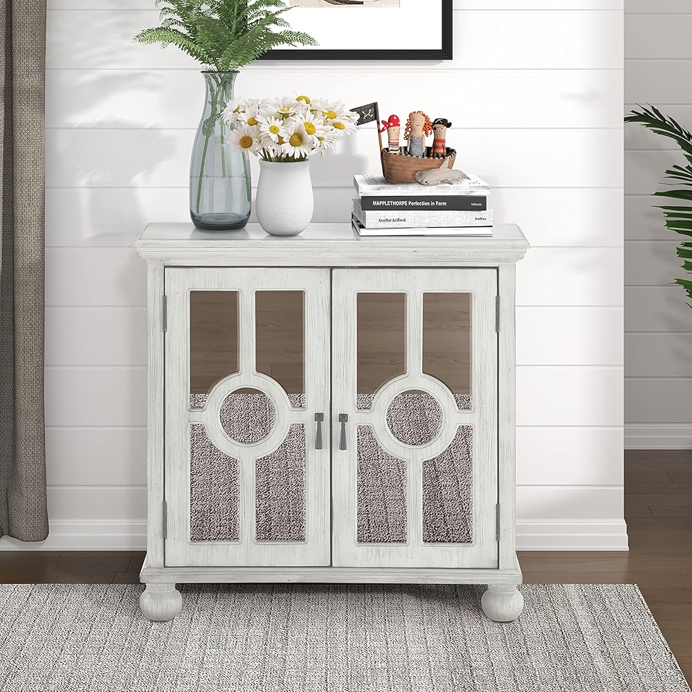Lexicon Peyton Accent Cabinet, Antique White