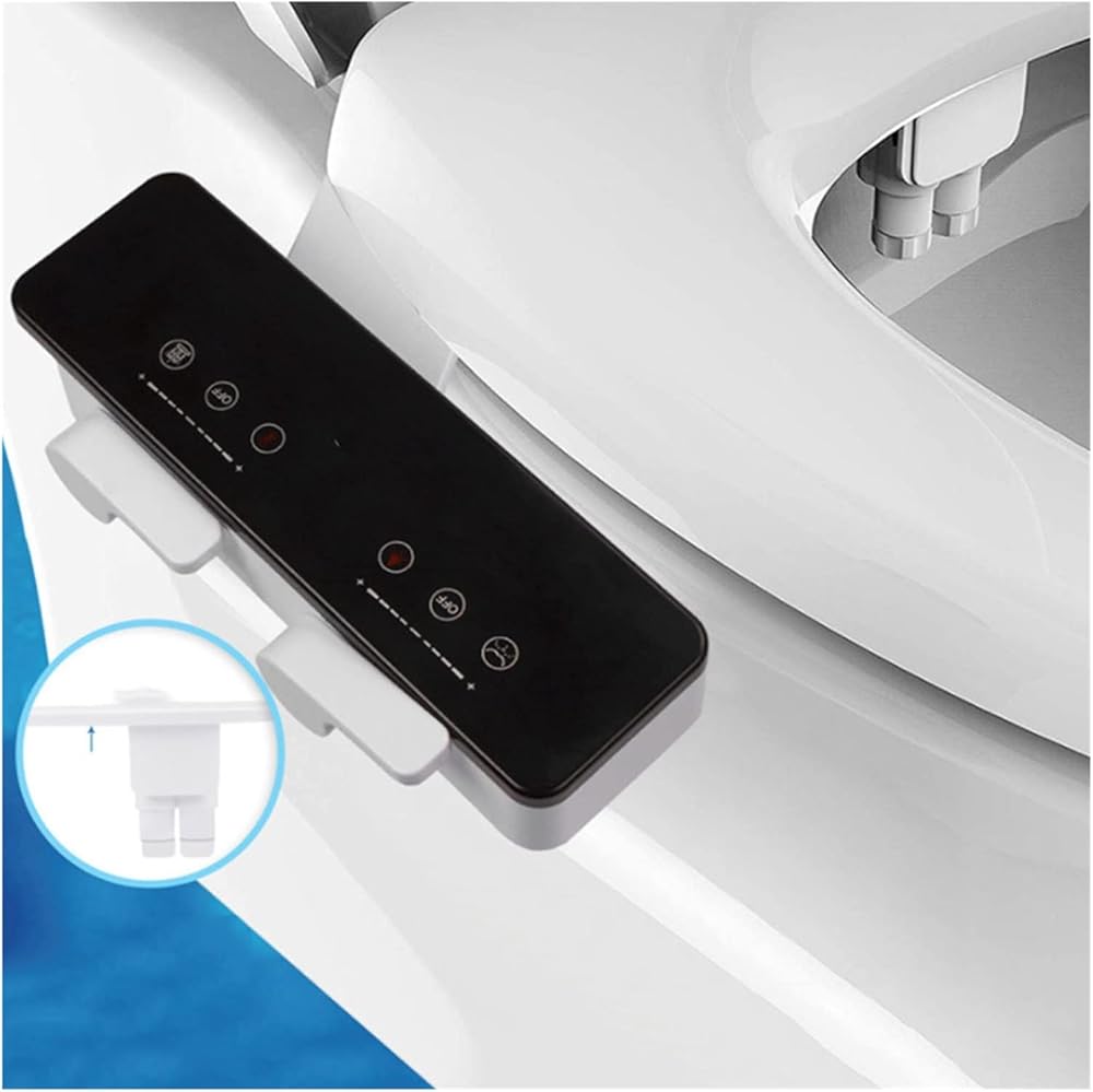 Bidet Toilet Seat Attachment Non-Electric Mechanical Bathroom Washing Nozzle Sprinkler Fresh, 1