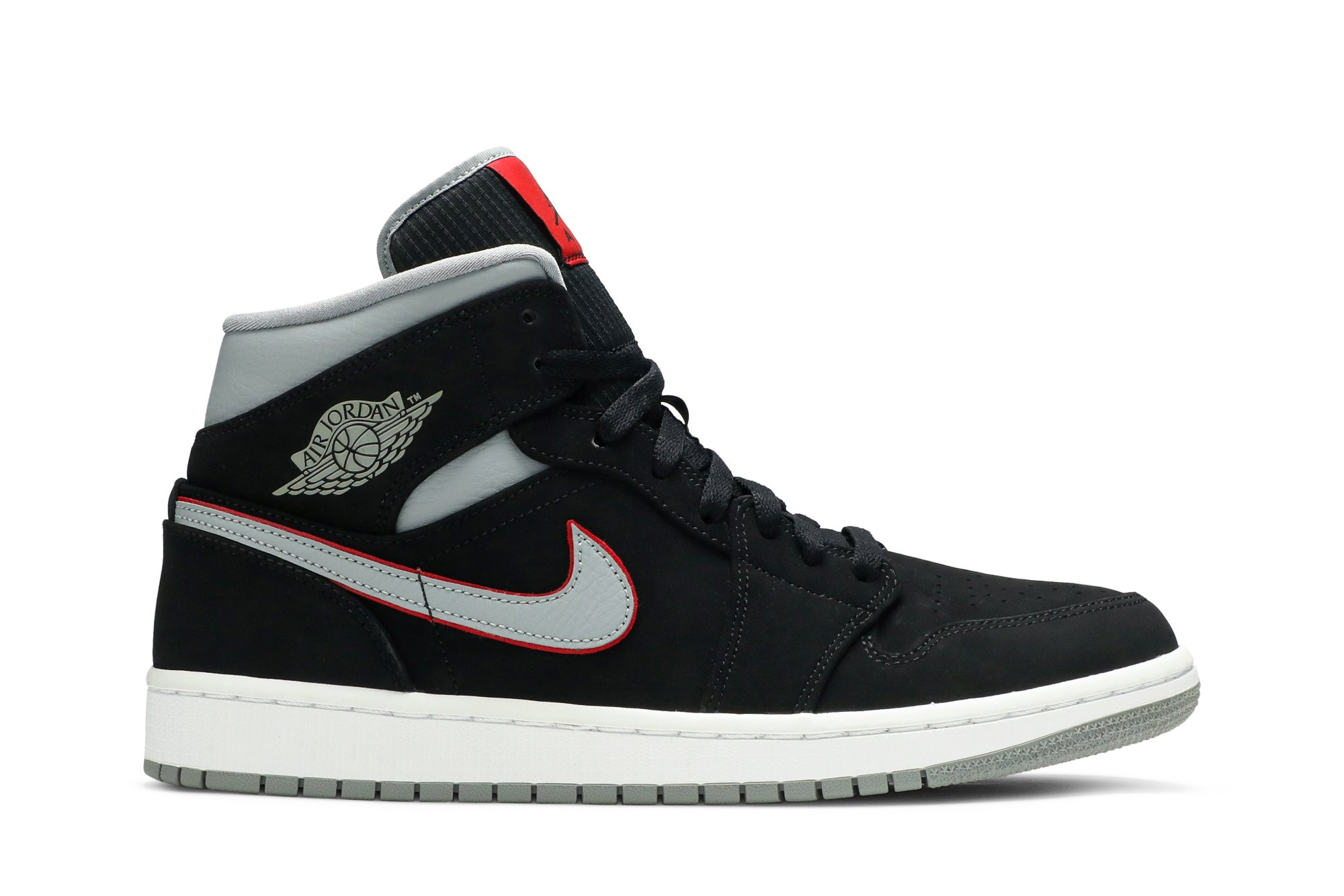 Air Jordan 1 Mid 'Black Grey' 554724-060