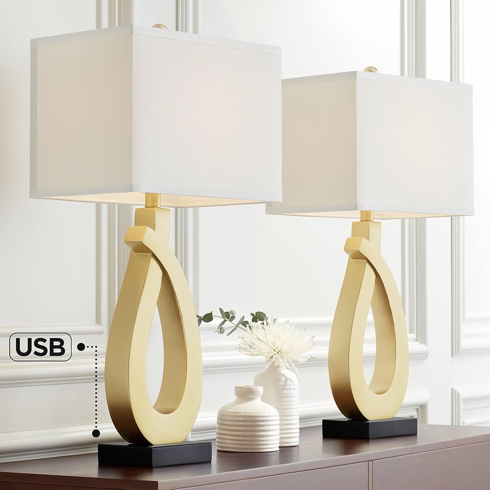 360 Lighting Simone Modern Table Lamps 28
