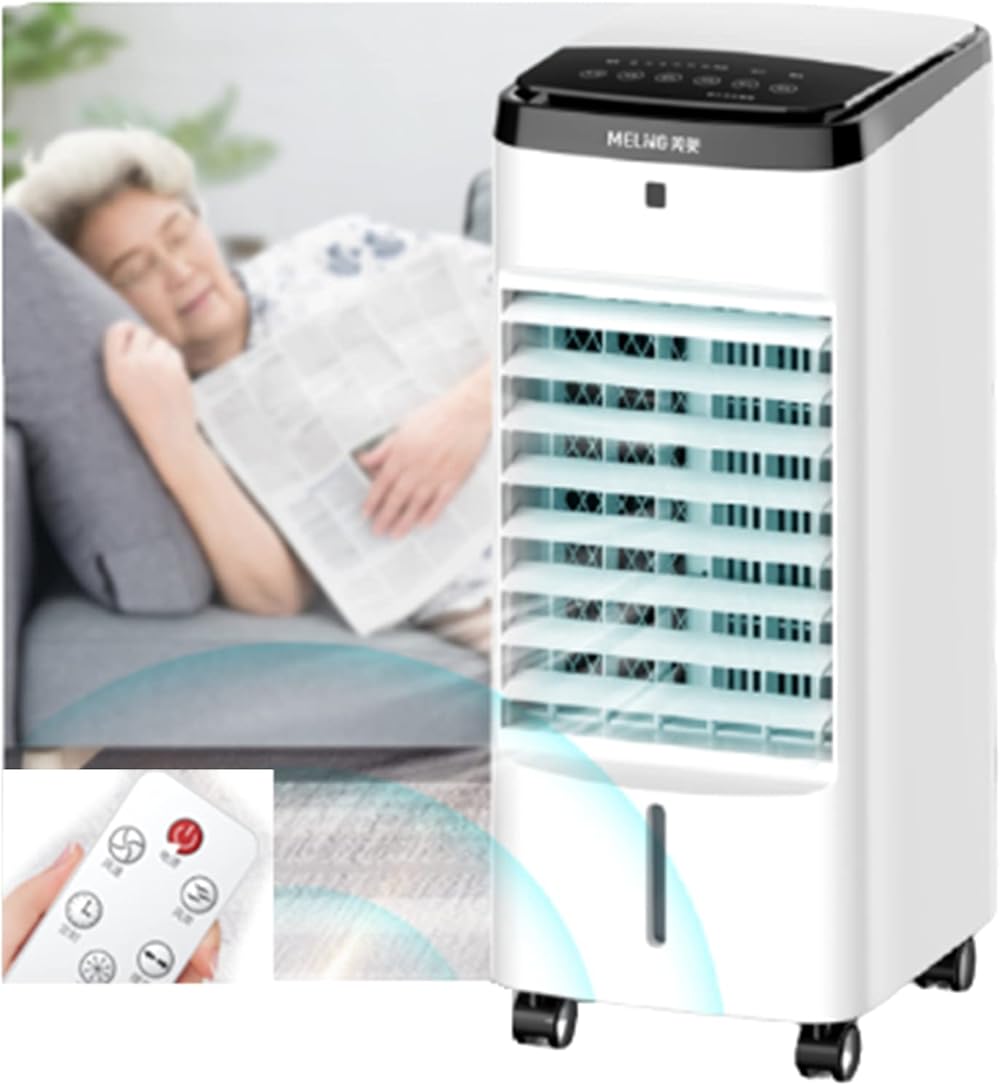 Mini Portable Air Conditioners Air Cooler Small air Conditioning Fan Cold Vent air Cooler Multi-Functional Mobile humidifying Space,