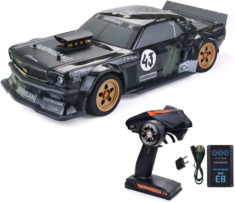 1/7 RC Drift Car RTR 130KM/H 2.4G Full Proportional Fast 4282 2000KV Brushless Electric Remote Control Truck 2.4G 150A ESC 15KG Servo Flat Sports Car Model 15 Kinds of Mode Light RC Vehicle