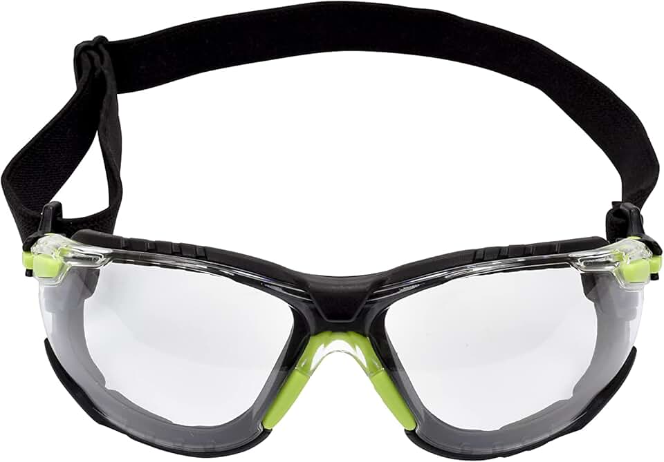3M Solus 27362-case Protective Eyewear 1000 Series S1201SGAF-SKT, Scotchgard Anti-Fog Lens, 5