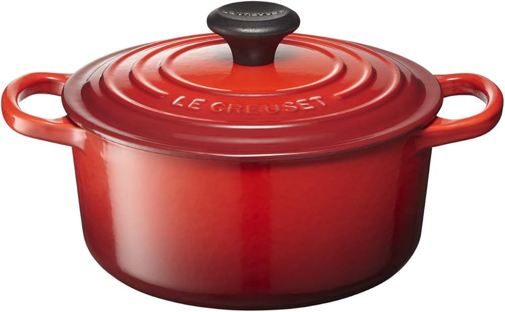 Le Creuset Enameled Cast Iron Signature Round Dutch Oven, 2 qt., Cerise