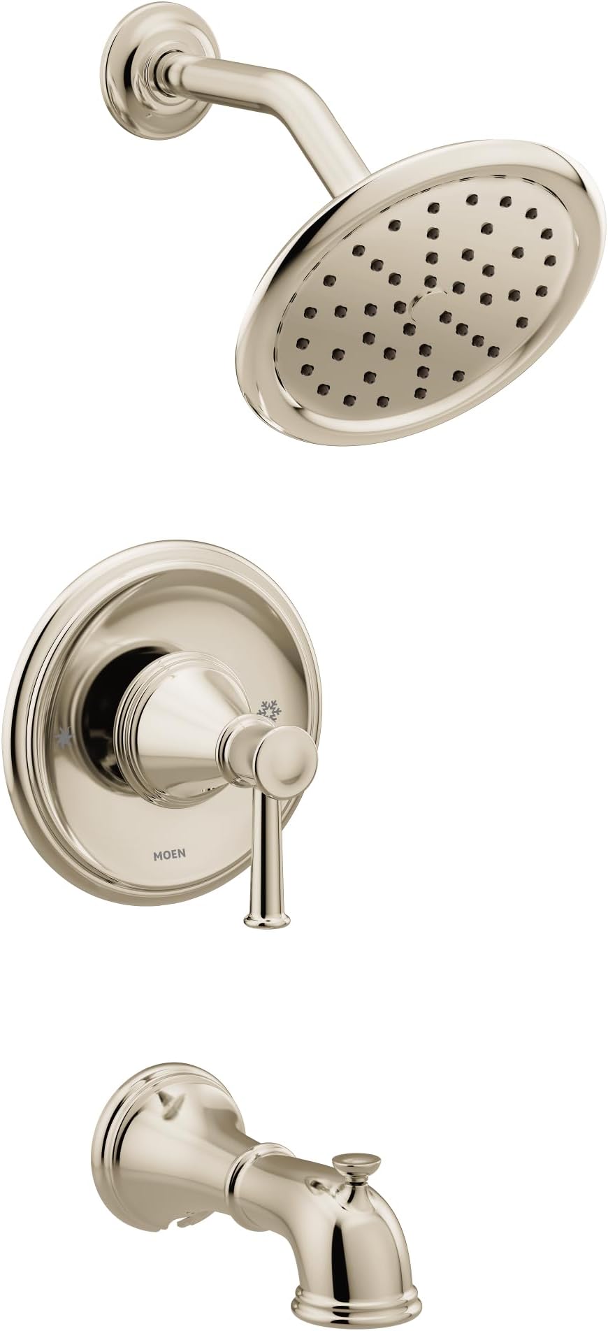 Moen T2313EPNL Belfield Posi-Temp Eco-Performance Tub and Shower Trim Kit, Valve Required, Polished Nickel