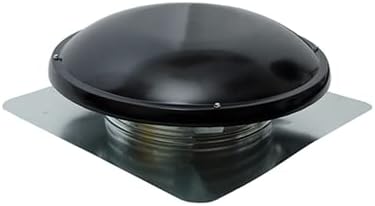 TPI Attic Mount Dome Ventilator - 1080 CFM, Model# PDV-305-1MB-Blk