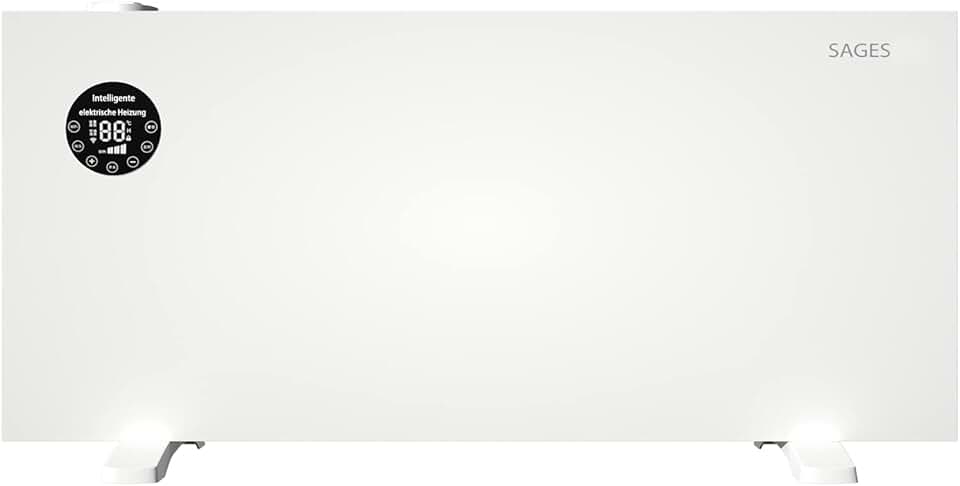 GiNO 3000W Humidified Radiator, Electric Convection Radiator, Quiet Energy Saving Electric Radiator, Thermostatically Adapted Waterproof Electric Radiator