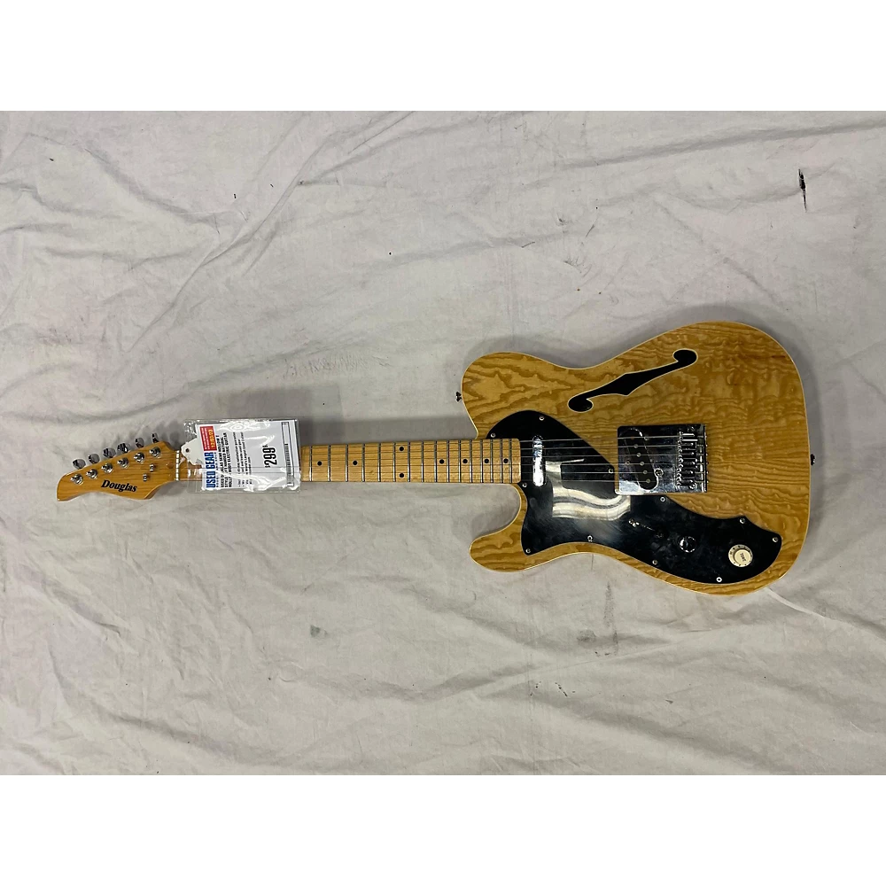 Used Douglas Semi Hollow T Style Left Handed Hollow Body Electric Guitar