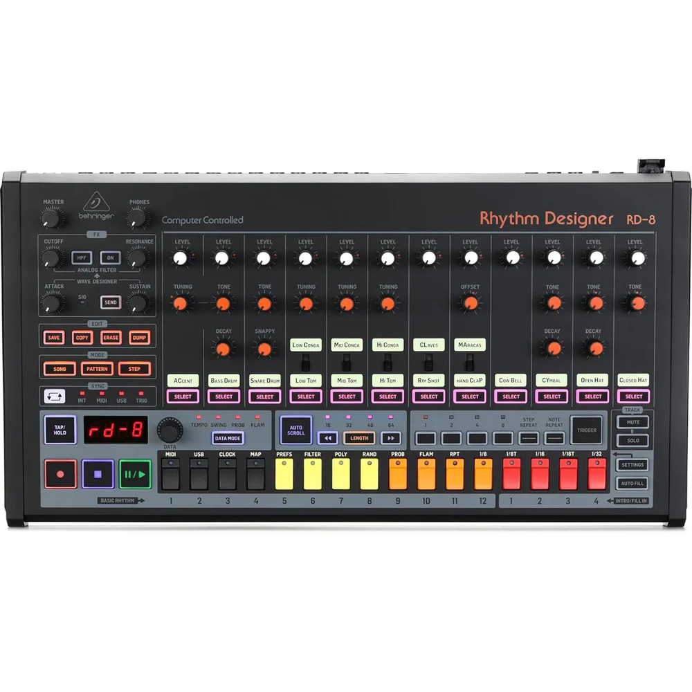 Behringer RD-8 Mk2 Analog Drum Machine Behringer RD-8 Mk2 Analog Drum Machine