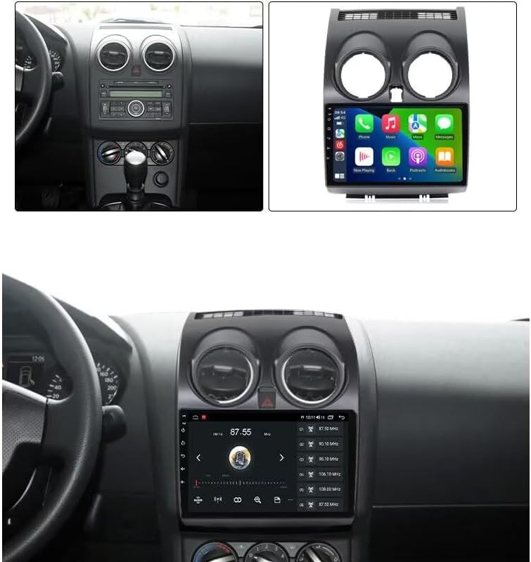 Android 13 Car Radio Stereo for Nissan Rogue 2008-2013, Biorunn 9 Inch Octa Core GPS Navi Wireless Wired Car-Play Android Auto Head Unit IPS FM AM RDS DSP, 8GB RAM 256GB ROM