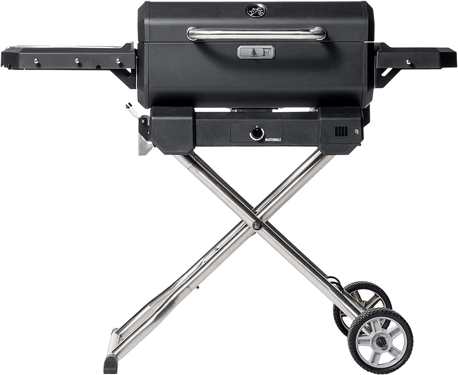 Masterbuilt Portable Charcoal Grill and Smoker with Cart and Analog Temperature Control
