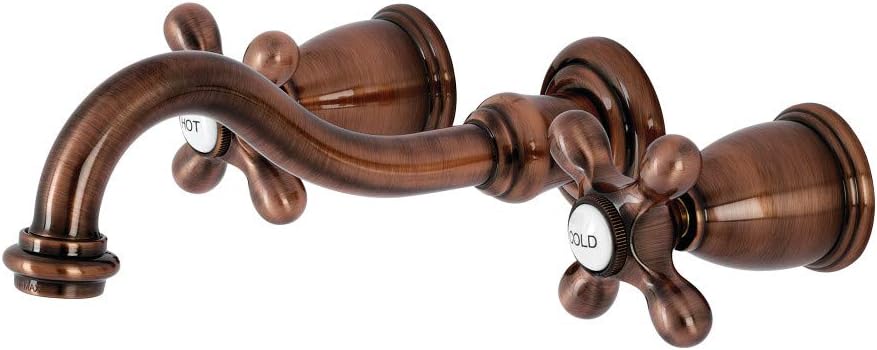 Kingston Brass KS312AXAC Vintage Bathroom Faucet, Antique Copper