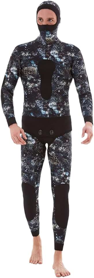 3Mm/5Mm /7Mm Scuba Snorkeling Jellyfish Diving Suit, Men Neoprene Underwater Hunting Surfing Spearfishing Suit