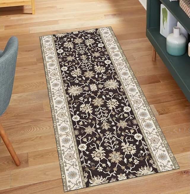 Carpet Rugs for Kitchen Hallway Brown 2'7