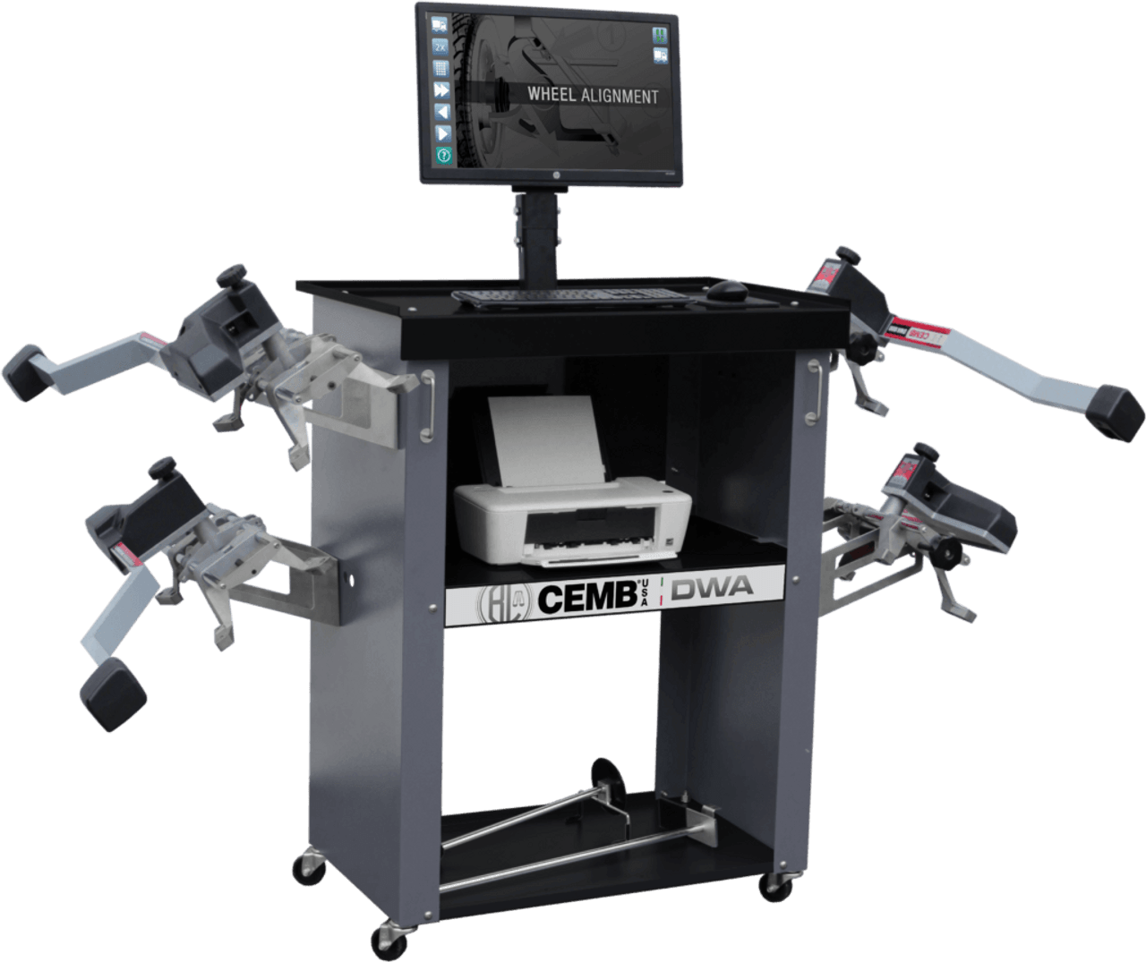 CEMB DWA1000XLT Hd Truck & Bus 8-Sensor CCD Wheel Alignment System