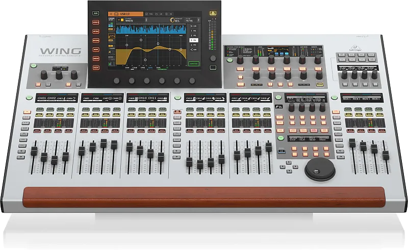 Behringer WING 48-Channel 28-Bus Full Stereo Digital Mixing Console with 24-Fader Control Surface and 10