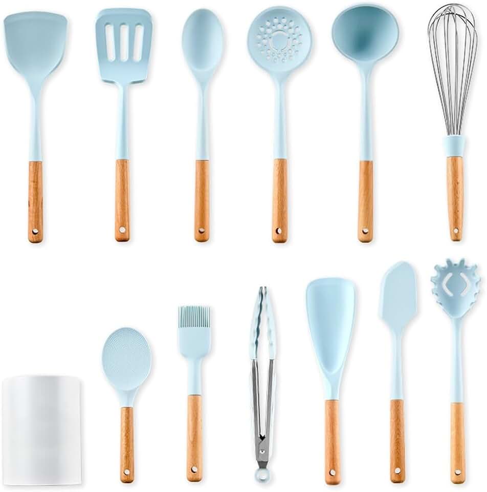 Anti-scalding Handle Kitchen Utensils Set Kitchen Household Cooking