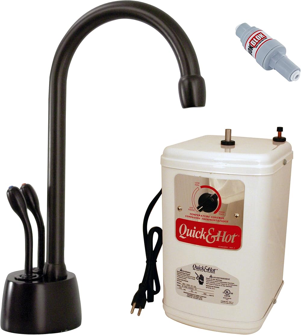 D272HFP-12 Develosah 2-Handle Hot and Cold Water Dispenser with Instant Heating Tank, Oil Rubbed Bronze