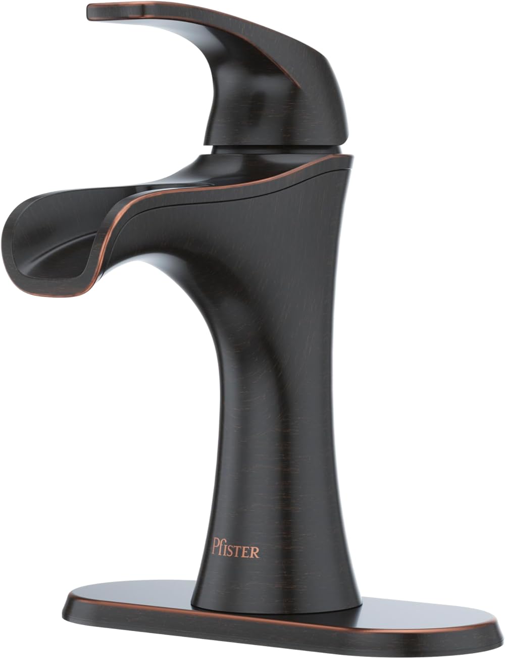 Pfister Jaida Bathroom Sink Faucet, Single Control, 1-Handle, Single Hole, Tuscan Bronze Finish, LF042JDYY