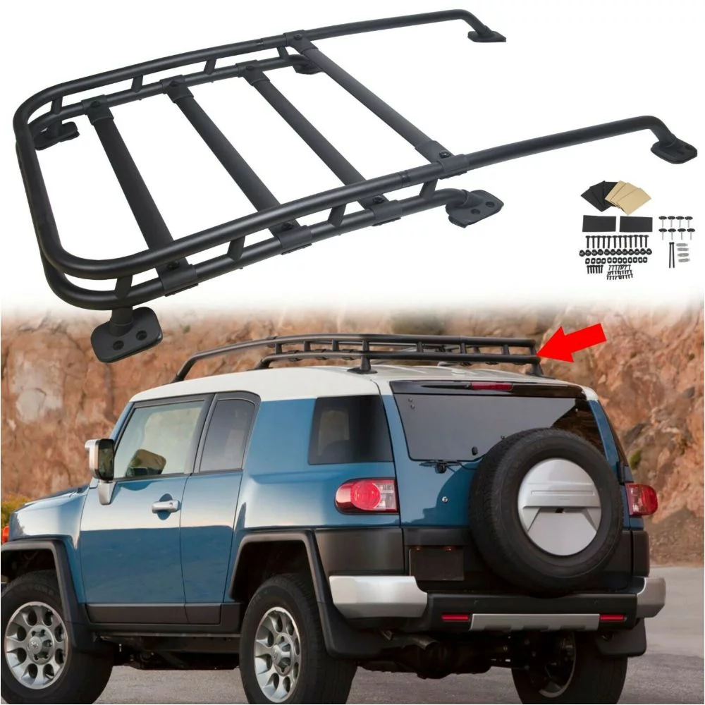 For 2007-2014 FJ Cruiser Sport Utility Aluminum Roof Rack Cargo Luggage Carrier
