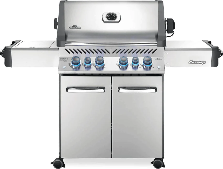 Napoleon Grills Prestige 500 RSIB 6-Burner Grill With Infrared Side and Rear Burners
