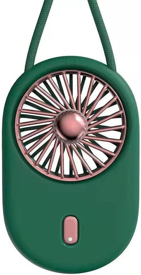 Lanyard Hanging Neck Fan Foldable Desktop Handheld Lazy Portable USB Charging Mini Mute，Easy to Carry