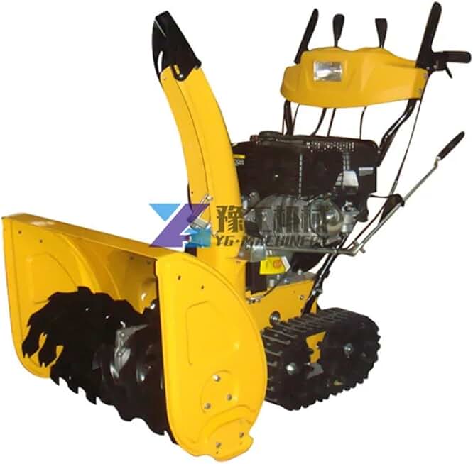 Professional Manufacturer Hand-Push Snow Plow Hand Gear Shovel Push Snowplow Track Snow Blower 3 Stage