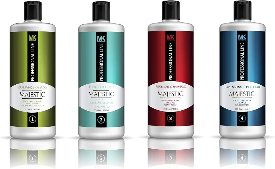 MK Hair Protein Therapy 1000 ml /33.8 Fl Oz KIT - Formaldehyde Free