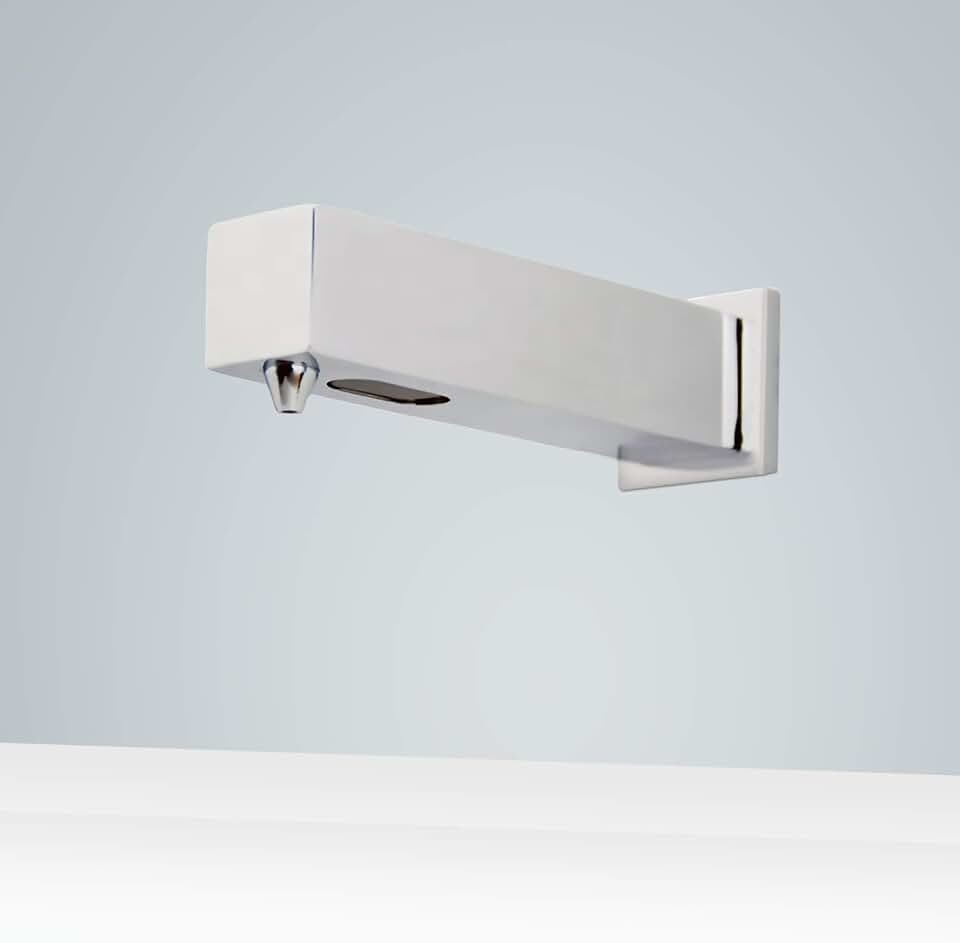 Verona Commercial Automatic Liquid Soap Dispenser - FS9827 Contemporary Style Wall Mount Solid Brass Sensor Soap Dispenser - Chrome Finish