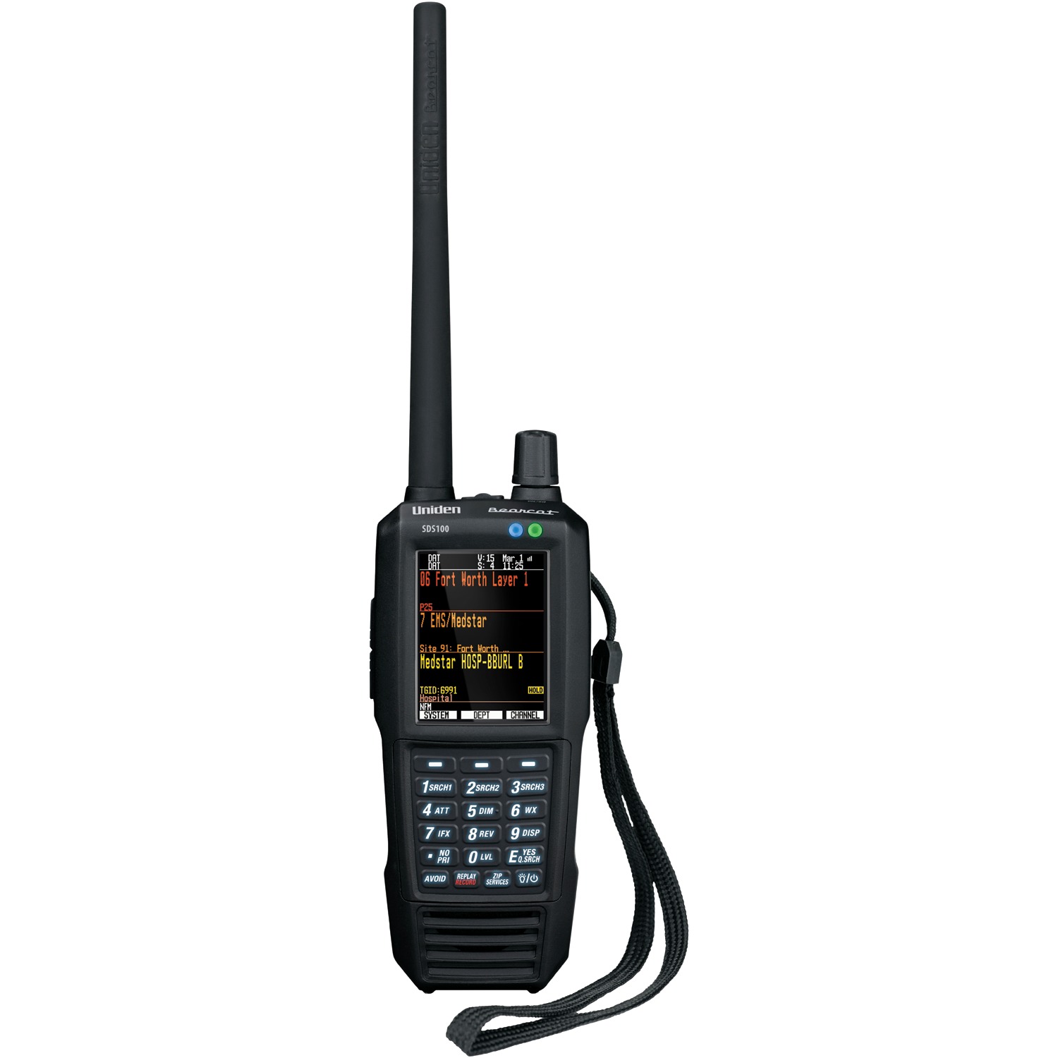 Uniden SDS100 True I/Q Digital Handheld Scanner