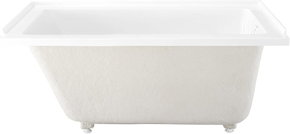 Swiss Madison Well Made Forever SM-AB563, Voltaire 54 in x 30 in Acrylic Glossy White, Alcove, Integral Right-Hand Drain, Bathtub