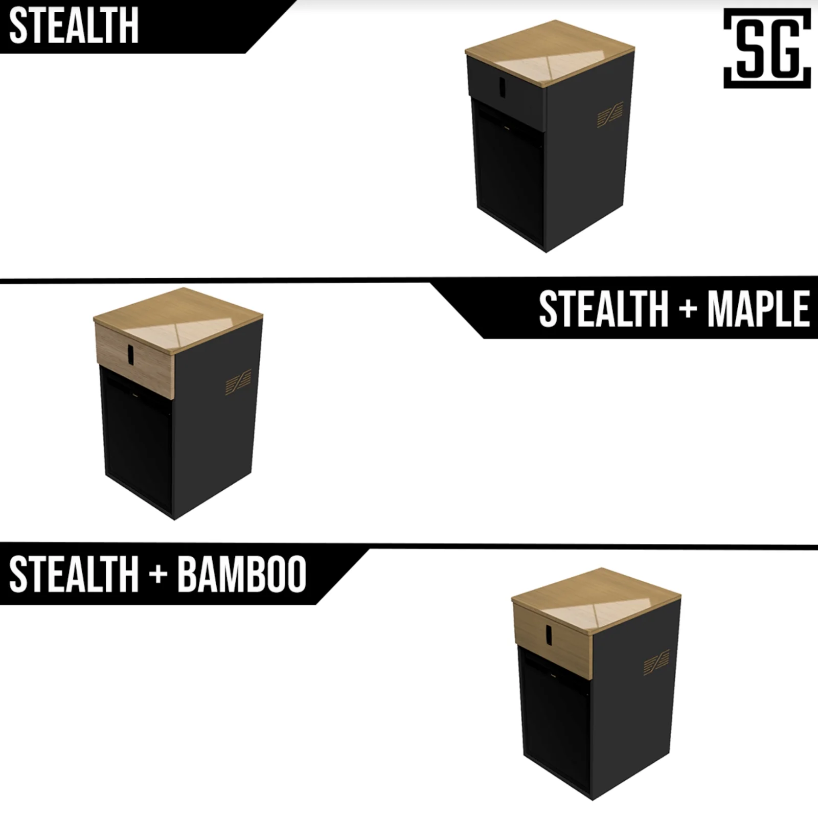 Universal Stealth Kitchen Refrigerator Cabinet