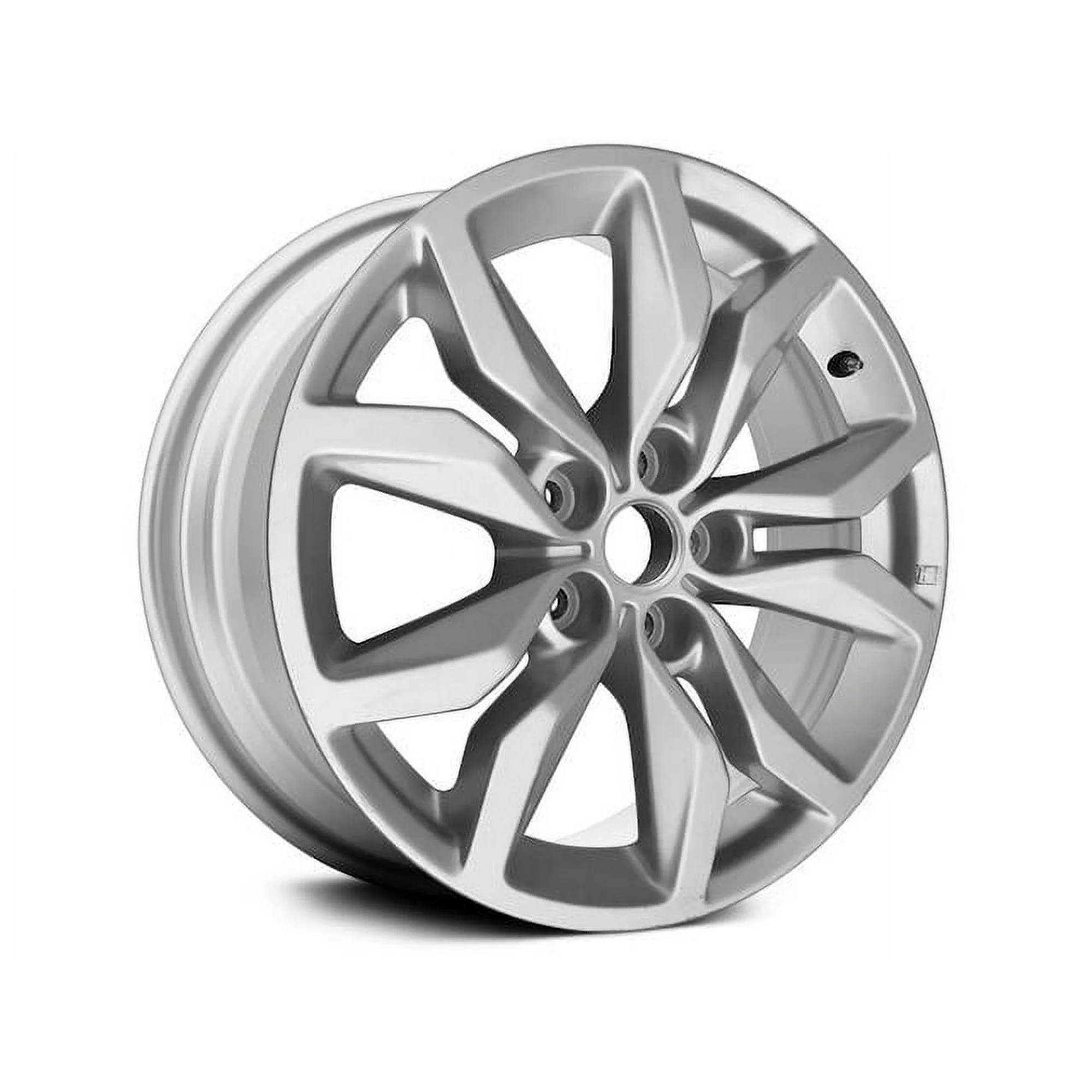 Aluminum Wheel - Silver - 18 x 8 Inch - 42mm Offset - 10 Spoke - 5 Lug - Compatible with 2016 - 2019 Chevy Impala 2017 2018 2020