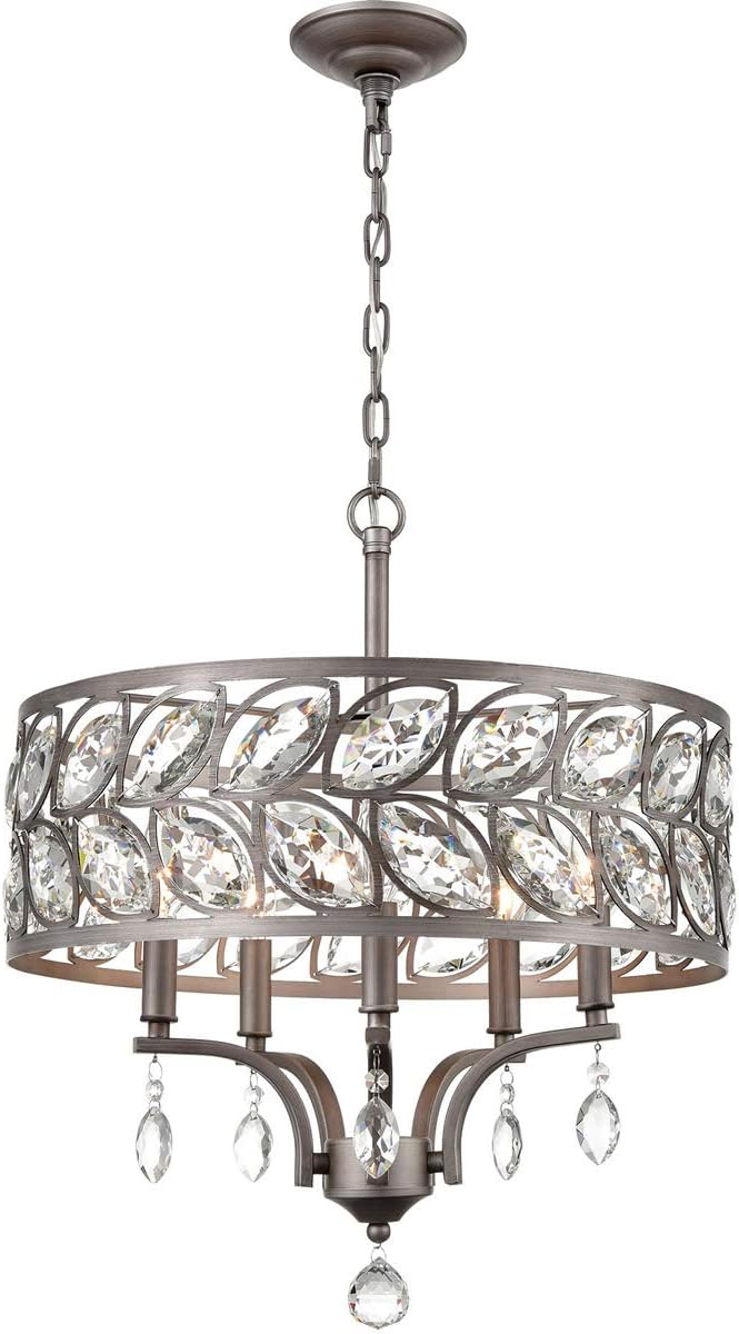 12246/5 Pendant Light, Weathered Zinc
