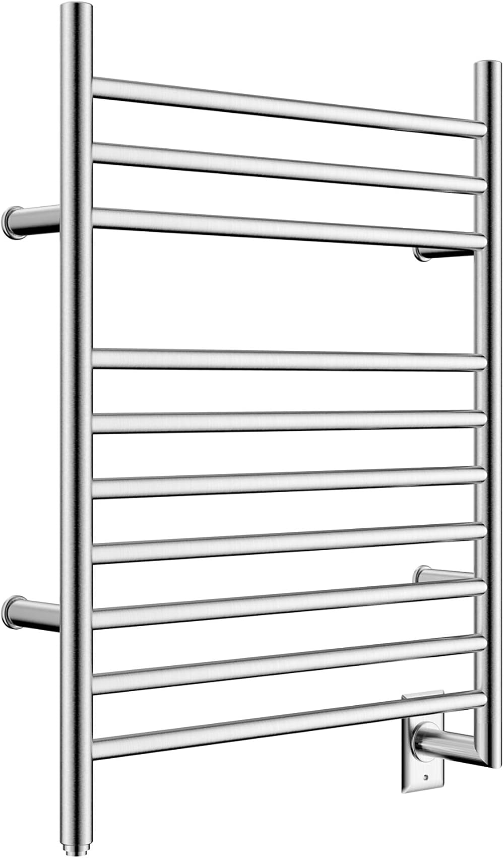 HEATGENE Towel Warmer Wall-Mounted Hardwired Heated Towel Rack Hot Towel Bar Brushed