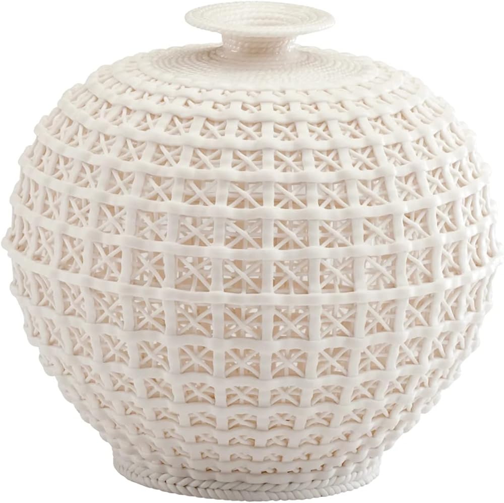 Cyan Design 04440 Diana Vase, Small, Matte White