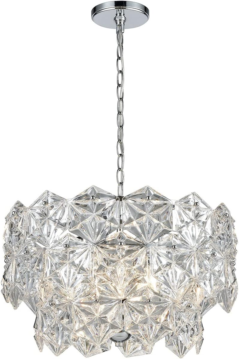 81235/4 Pendant Light, Polished Chrome