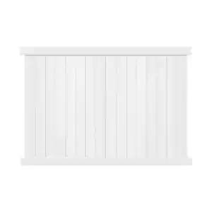 Weatherables Pembroke 6 ft. H x 8 ft. W White Vinyl Privacy Fence Panel Kit