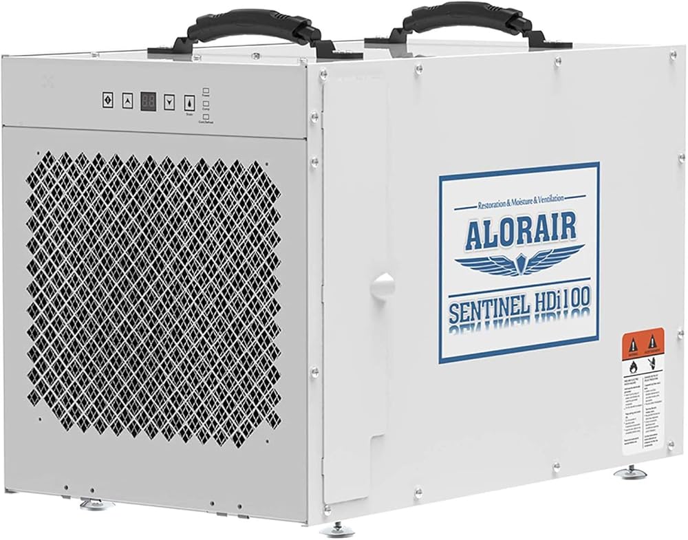 ALORAIR Sentinel HDi100 Commercial Dehumidifier with Pump, 220 Pints Whole Homes Dehumidifier for Crawl Spaces, Basements, up to 2,900 sq. ft. 5 Years Warranty, cETL, Optional Remote Monitoring